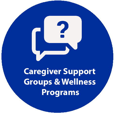 Icon for Caregiver Support Groups and Wellness Programs